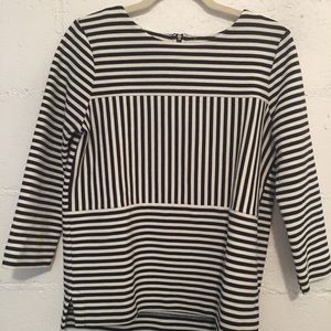 Striped and structured Madewell top - M